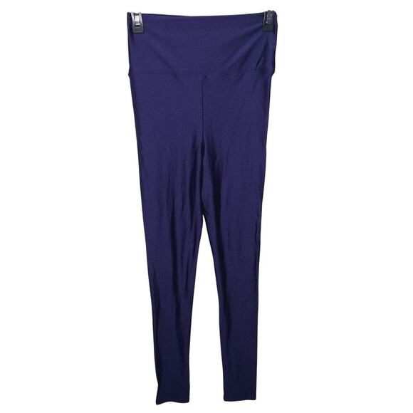 American Apparel Disco Leggings Metallic Super High Rise Leggings Purple Medium - Picture 1 of 8